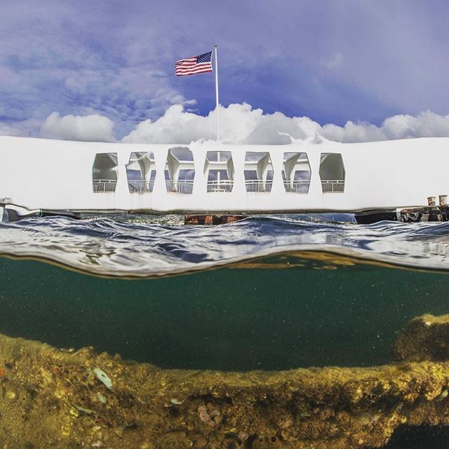 USS Arizona Memorial at Pearl Harbor