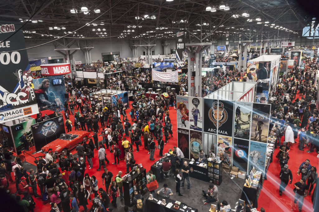 Comic Con view from above