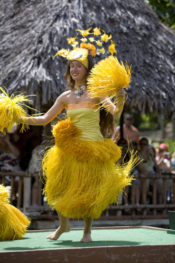 Tahitian Dancer Performing at Event