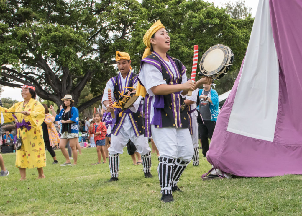 Children Performing at Okinawan Festival