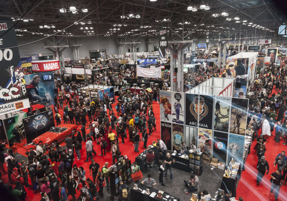 Comic Con view from above